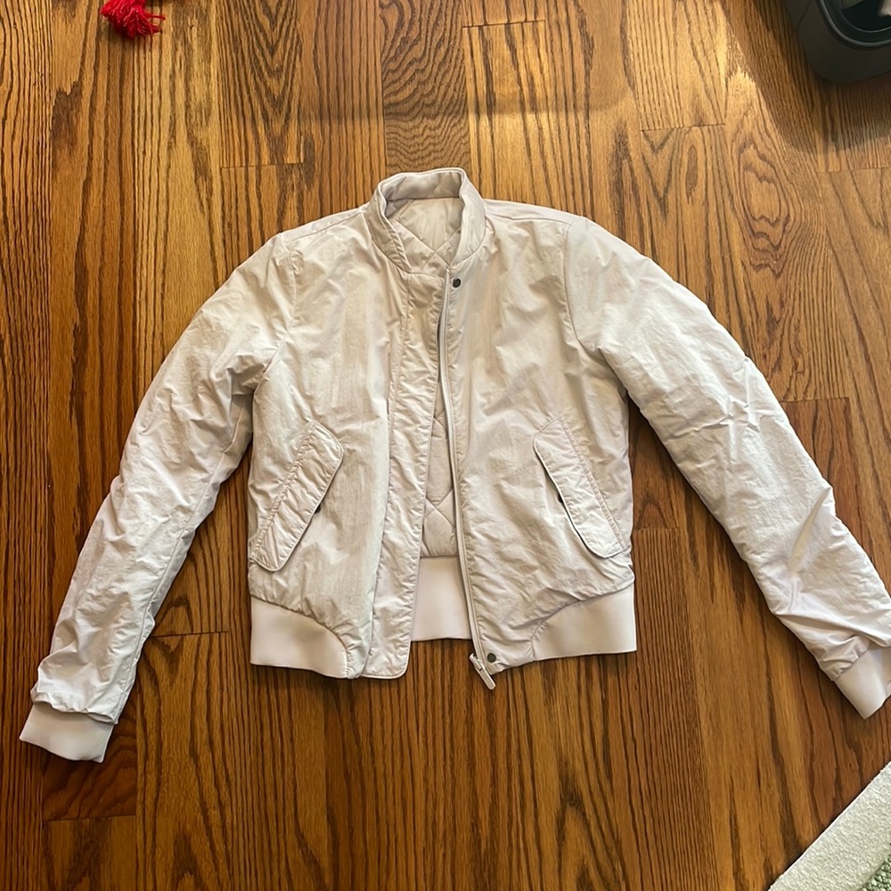 Lululemon Pale Pink REVERSIBLE Bomber Jacket